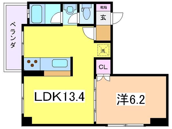 サンシャイン新飯田屋の物件間取画像